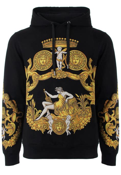 versace compilation print hoodie|versace hoodies for men.